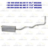 Stainless Steel Muffler Tail Pipe Kit fits: 01-04 B2300 2.3L | 98-01 B2500 2.5L