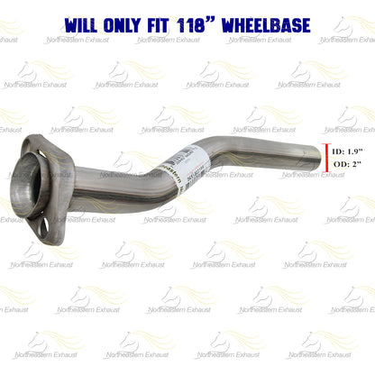 Exhaust Pipe for 2001-2003 Ford Ranger 2.3L | 1998-2001 Ford Ranger 2.5L