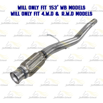 2014-2017 Silverado 1500 & Sierra 1500 5.3L Stainless Steel Exhaust Pipe