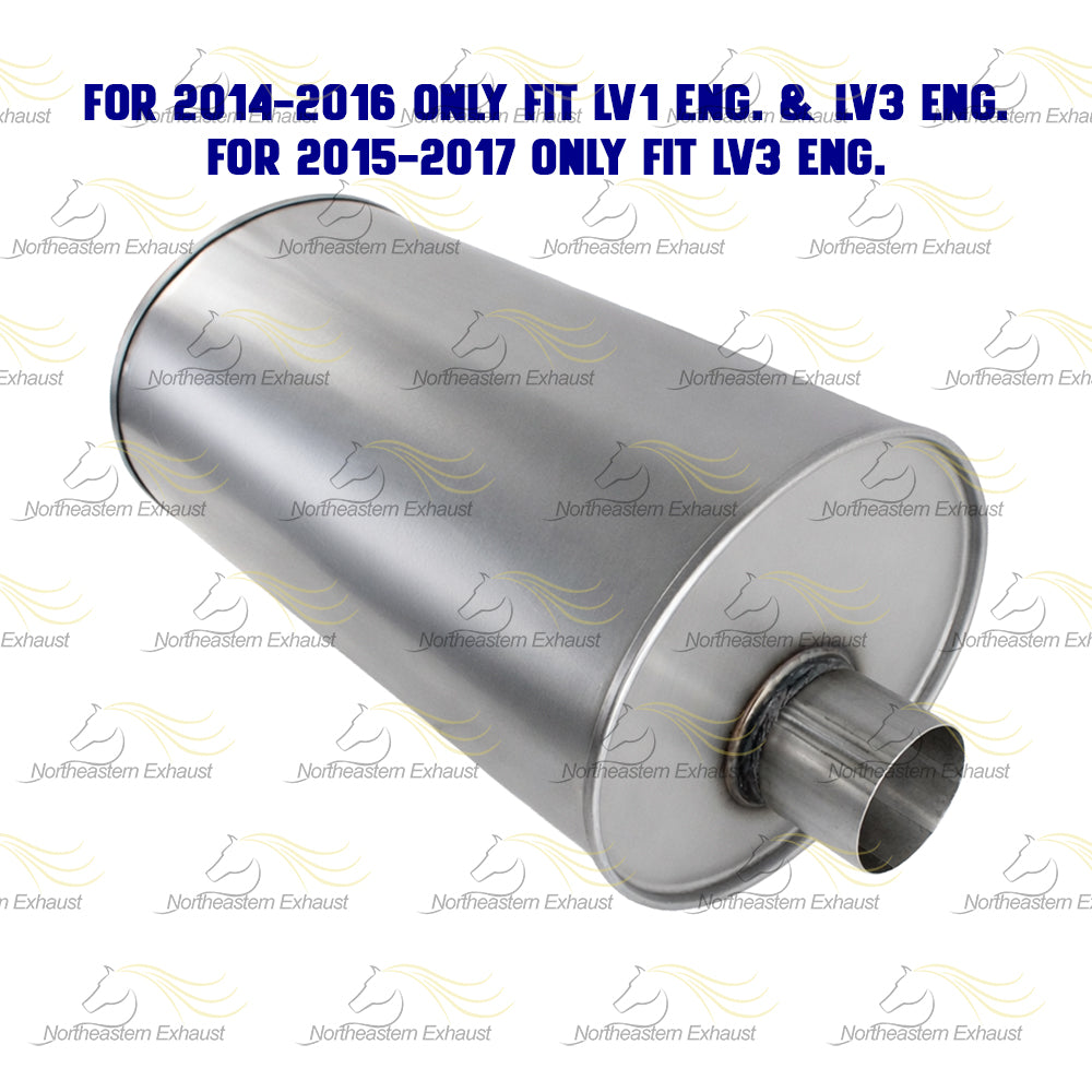 2014-2017 Chevy Silverado 1500 4.3L Stainless Steel Exhaust Muffler