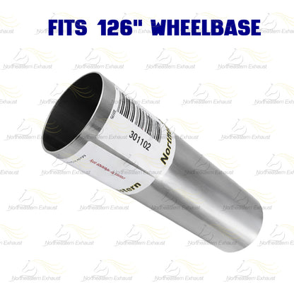 2004-2008 Ford F-150 5.4L Stainless Steel Exhaust Pipe | 126" WB