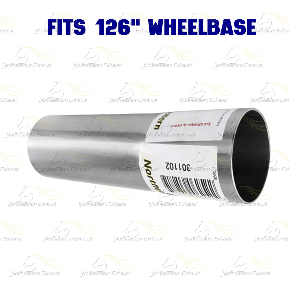 2004-2008 Ford F-150 5.4L Stainless Steel Exhaust Pipe | 126" WB