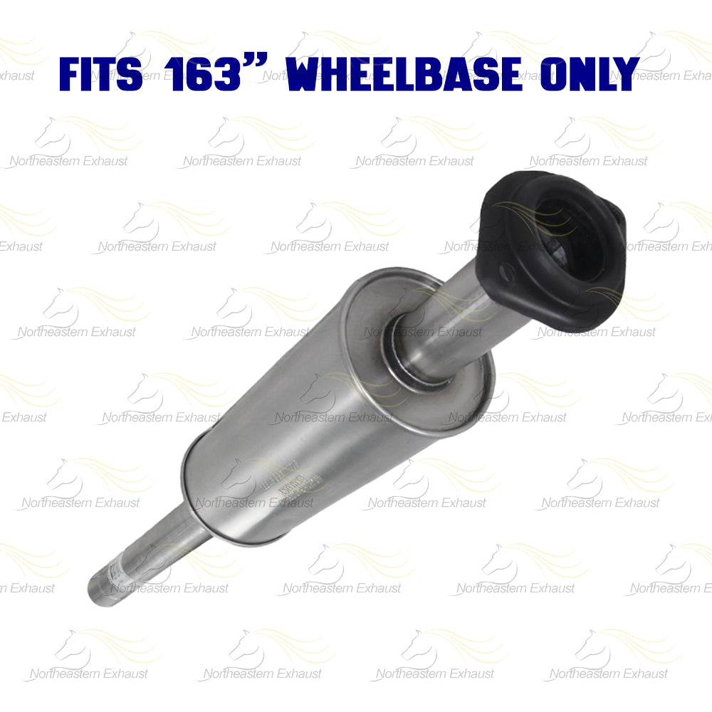 2011-2014 Ford F-150 3.5L/3.7L 163"WB Stainless Steel Exhaust Resonator Pipe