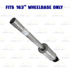 Stainless Steel Exhaust Resonator Pipe for Ford F-150 2011-2014 5.0L & 2013-2014 6.2L 163" WB
