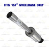 2011-2014 Ford F-150 3.5L/3.7L 157in WB Stainless Steel Exhaust Resonator Pipe