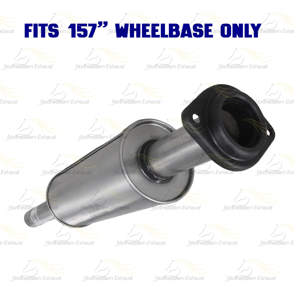2011-2014 Ford F-150 3.5L/3.7L 157in WB Stainless Steel Exhaust Resonator Pipe
