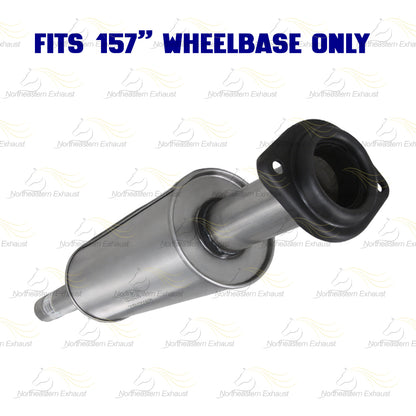 2011-2014 Ford F-150 3.5L/3.7L 157in WB Stainless Steel Exhaust Resonator Pipe