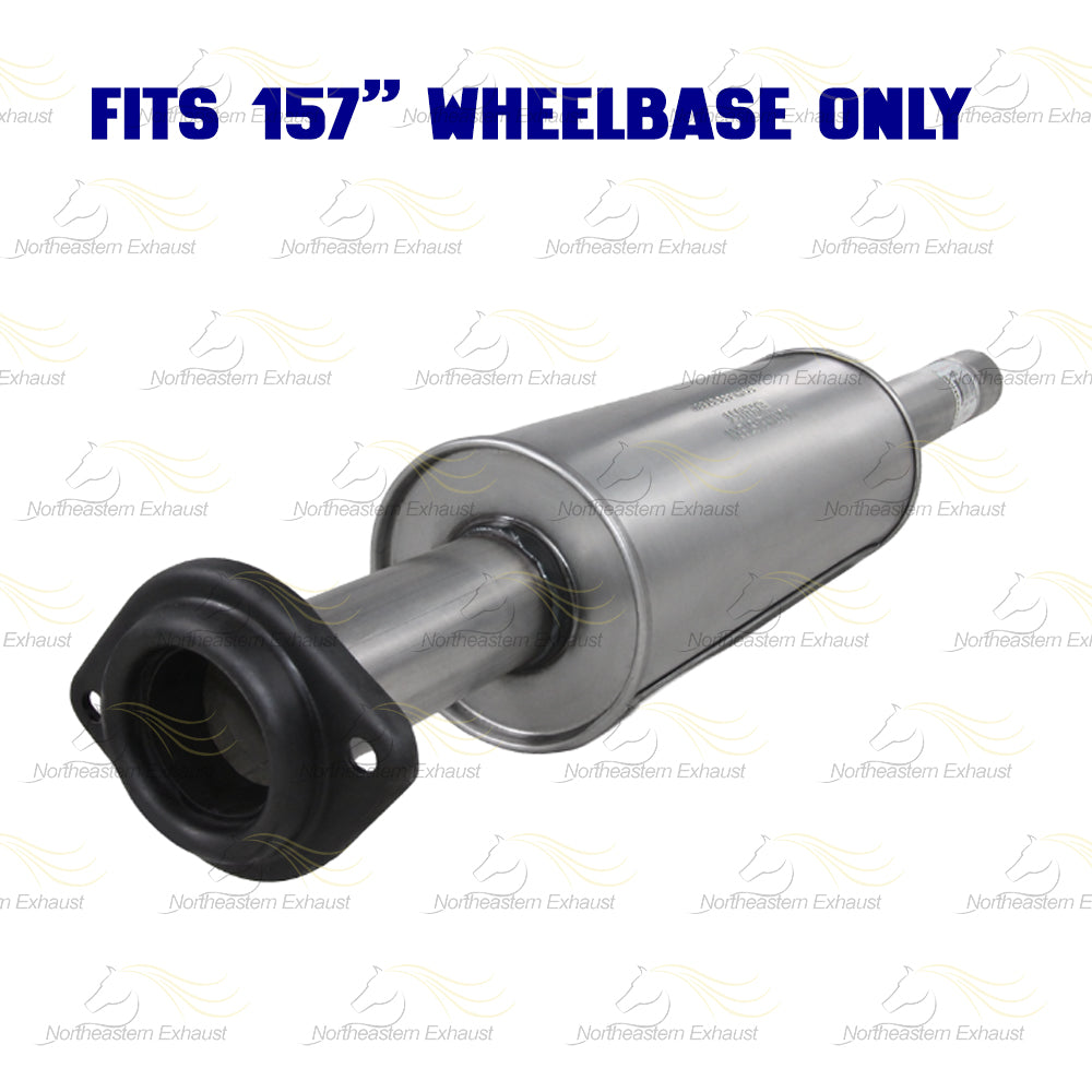 2011-2014 Ford F-150 5.0L/6.2L 157in WB Stainless Steel Exhaust Resonator Pipe