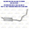 2003-2009 Dodge RAM 1500 2500 3500 Exhaust Muffler w/ Tail Pipe Kit