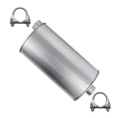 2014-2017 Chevy Silverado 1500 GMC Sierra 1500 5.3L Stainless Steel Exhaust Muffler | 4WD & RWD