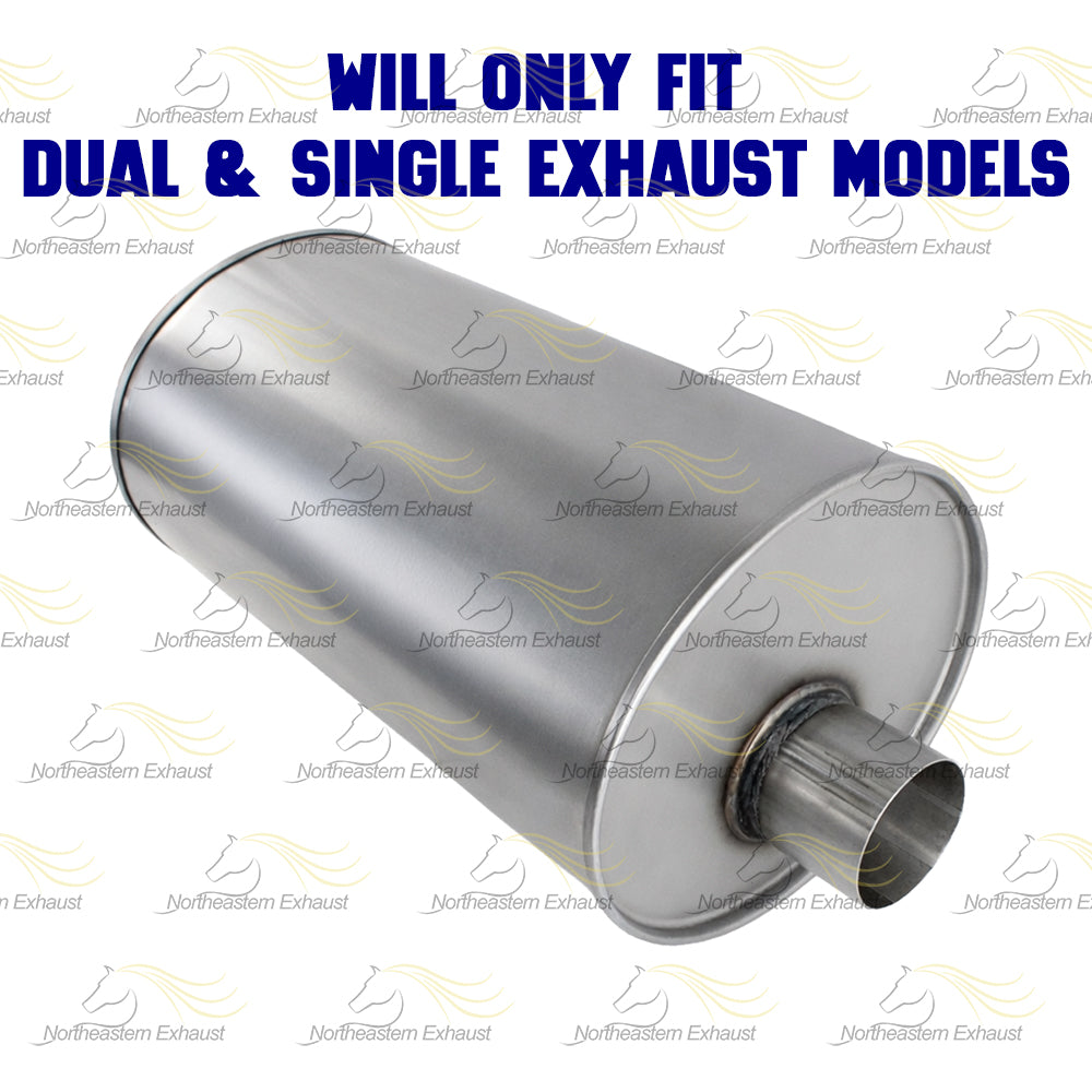 2019-2023 Chevy Silverado 1500 GMC Sierra 1500 5.3L Stainless Steel Exhaust Muffler