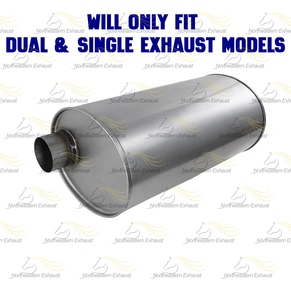 2019-2023 Chevy Silverado 1500 GMC Sierra 1500 5.3L Stainless Steel Exhaust Muffler