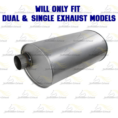 2019-2023 Chevy Silverado 1500 GMC Sierra 1500 5.3L Stainless Steel Exhaust Muffler
