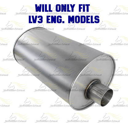2014-2017 GMC Sierra 1500 4.3L Stainless Steel Exhaust Muffler