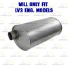 2014-2017 GMC Sierra 1500 4.3L Stainless Steel Exhaust Muffler