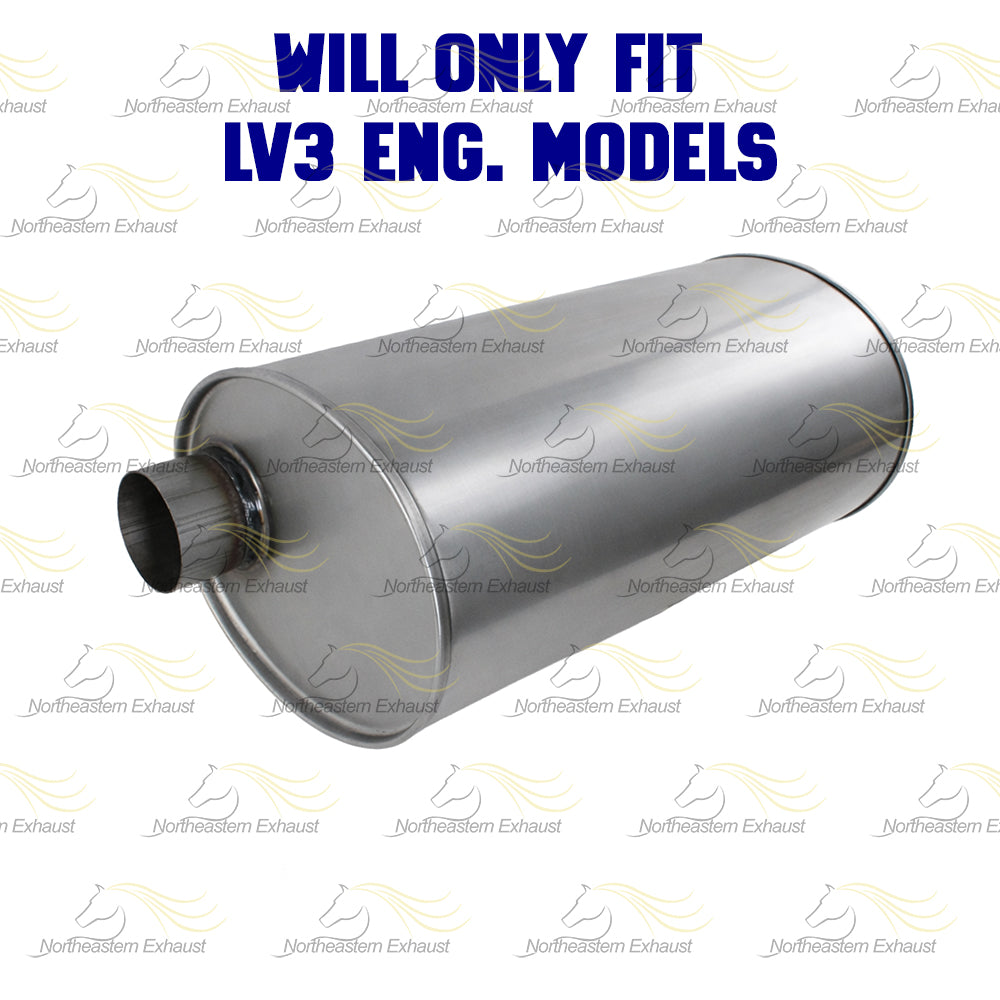 2014-2017 GMC Sierra 1500 4.3L Stainless Steel Exhaust Muffler