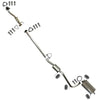1998-2002 Honda Accord 2.3L Front Pipe, Resonator and Muffler Exhaust