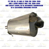 1998-2002 Honda Accord 2.3L Front Pipe, Resonator and Muffler Exhaust