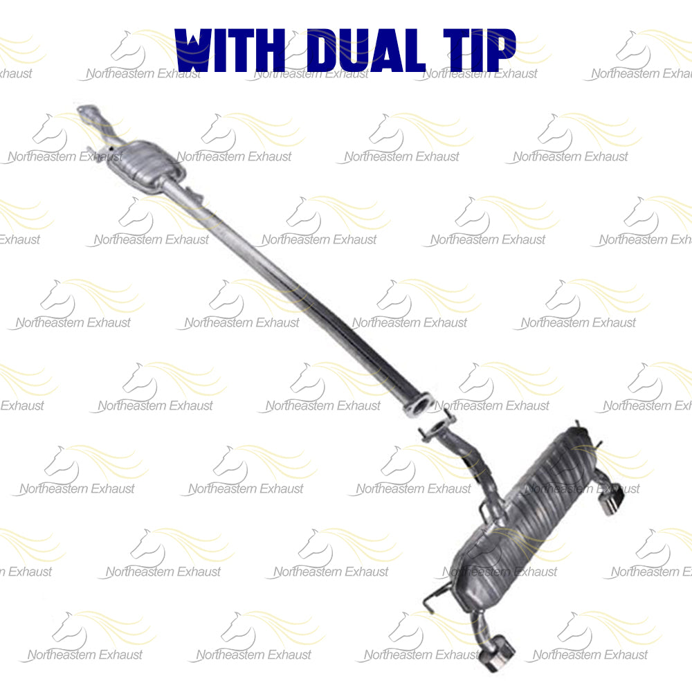 Resonator Pipe Muffler Exhaust System Kit fits: 2008-2010 Kia Sportage 2.0L AWD