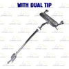 Resonator Pipe Muffler Exhaust System Kit fits: 2008-2010 Kia Sportage 2.0L AWD