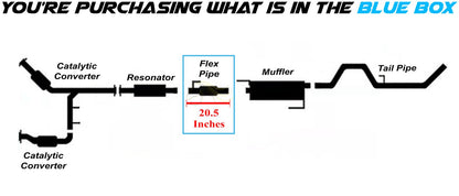 2011-2014 Ford F-150 3.5L Stainless Steel Exhaust Flex Pipe