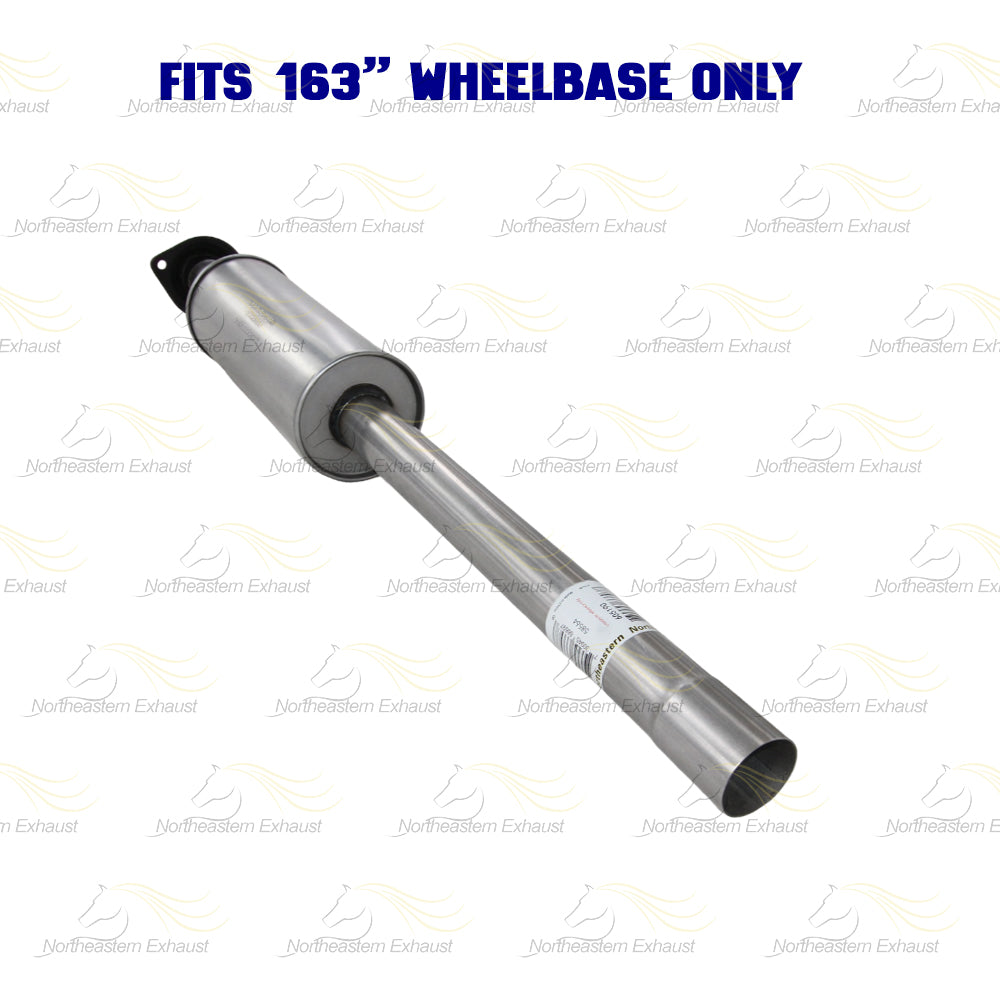 2011-2014 Ford F-150 3.5L 163in WB Stainless Steel Exhaust Resonator, Flex Pipe & Muffler Kit