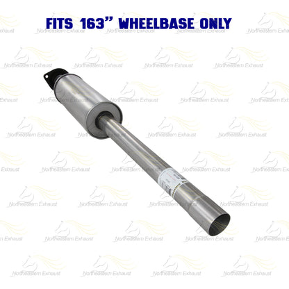 2011-2014 Ford F-150 3.5L 163in WB Stainless Steel Exhaust Resonator, Flex Pipe & Muffler Kit