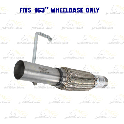 2011-2014 Ford F-150 3.5L 163in WB Stainless Steel Exhaust Resonator, Flex Pipe & Muffler Kit
