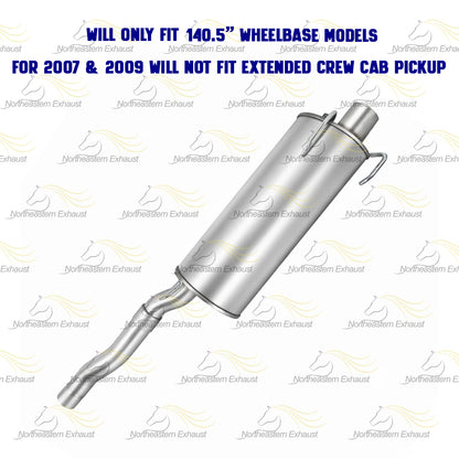 2003-2009 Dodge RAM 2500 5.7L Exhaust Intermediate Pipe and Muffler