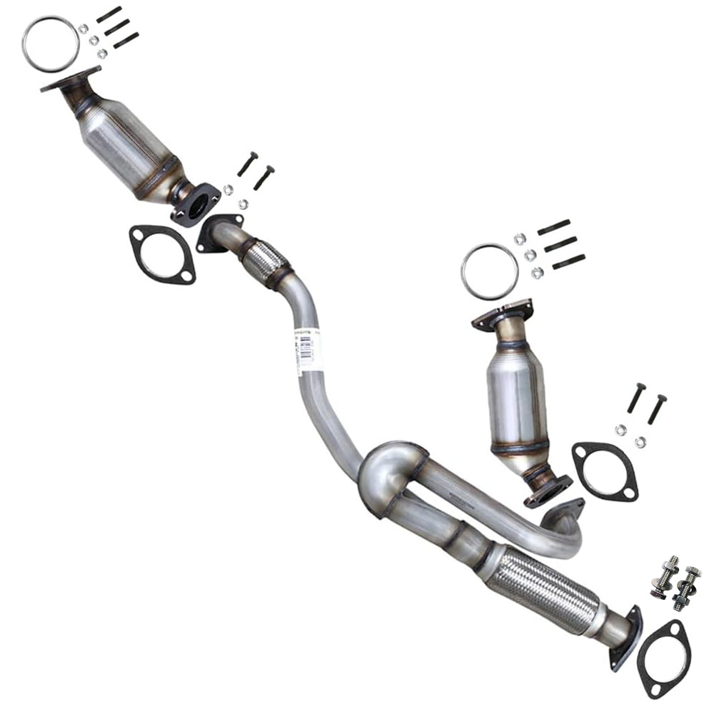 2009-2017 Chevy Traverse 3.6L Exhaust Catalytic Converters and Y Pipe