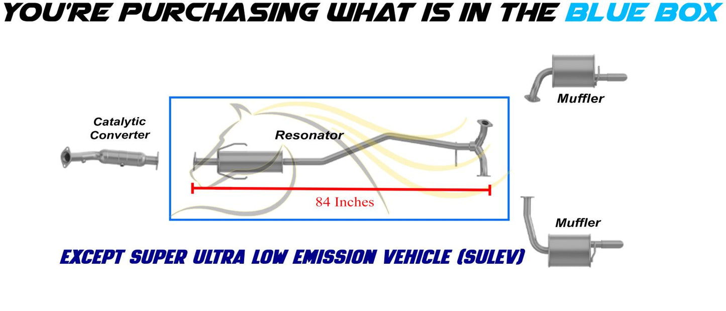 2003–2008 Mazda 6 2.3L Exhaust Resonator Pipe | Direct fit