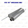 2011-2014 Ford F-150 3.5L 157in WB Stainless Steel Exhaust Resonator Flex Pipe Muffler