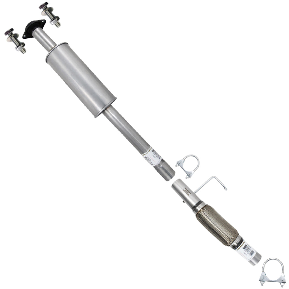 2011-2014 Ford F-150 3.5L 157in WB Stainless Steel Exhaust Resonator and Flex Pipe Kit