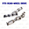 2007-2017 Lexus LS460 4.6L RWD Stainless Steel Pair of Exhaust Manifold Catalytic Converter - EPA Approved