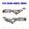 2007-2017 Lexus LS460 4.6L RWD Stainless Steel Pair of Exhaust Manifold Catalytic Converter - EPA Approved