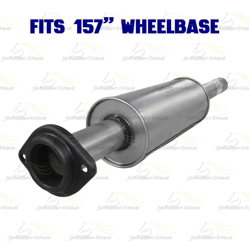 2011-2014 Ford F-150 3.5L 157in WB Pair of Exhaust Catalytic w/ Resonator Flex Pipes & Muffler Kit - EPA Approved