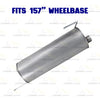 2011-2014 Ford F-150 3.5L 157in WB Pair of Exhaust Catalytic w/ Resonator Flex Pipes & Muffler Kit - EPA Approved