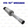 2011-2014 Ford F-150 3.7L 157in WB Stainless Steel Exhaust Resonator and Flex Pipe Kit