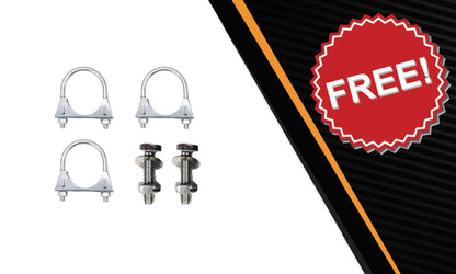 2011-2014 Ford F-150 3.7L 157in WB Stainless Steel Exhaust Resonator & Flex Pipe w/ Muffler Kit
