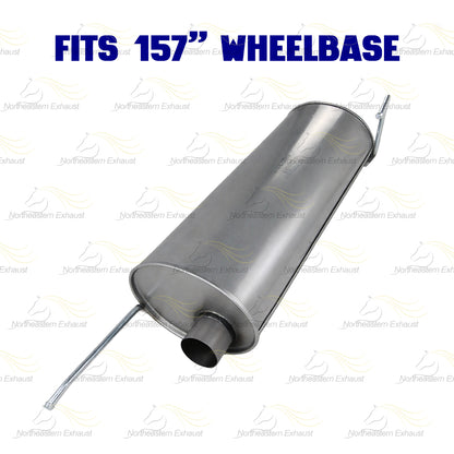 2011-2014 Ford F-150 3.7L 157in WB Pair of Exhaust Catalytic w/ Pipes & Muffler Kit - EPA-Approved