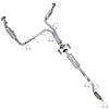2011-2014 Ford F-150 3.7L 157in WB Pair of Exhaust Catalytic Resonator & Flex Pipe Kit - EPA-Approved