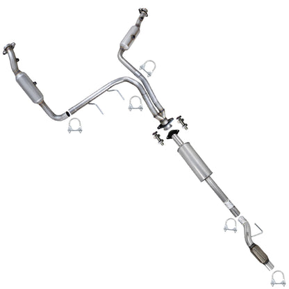 2011-2014 Ford F-150 3.7L 157in WB Pair of Exhaust Catalytic Resonator & Flex Pipe Kit - EPA-Approved