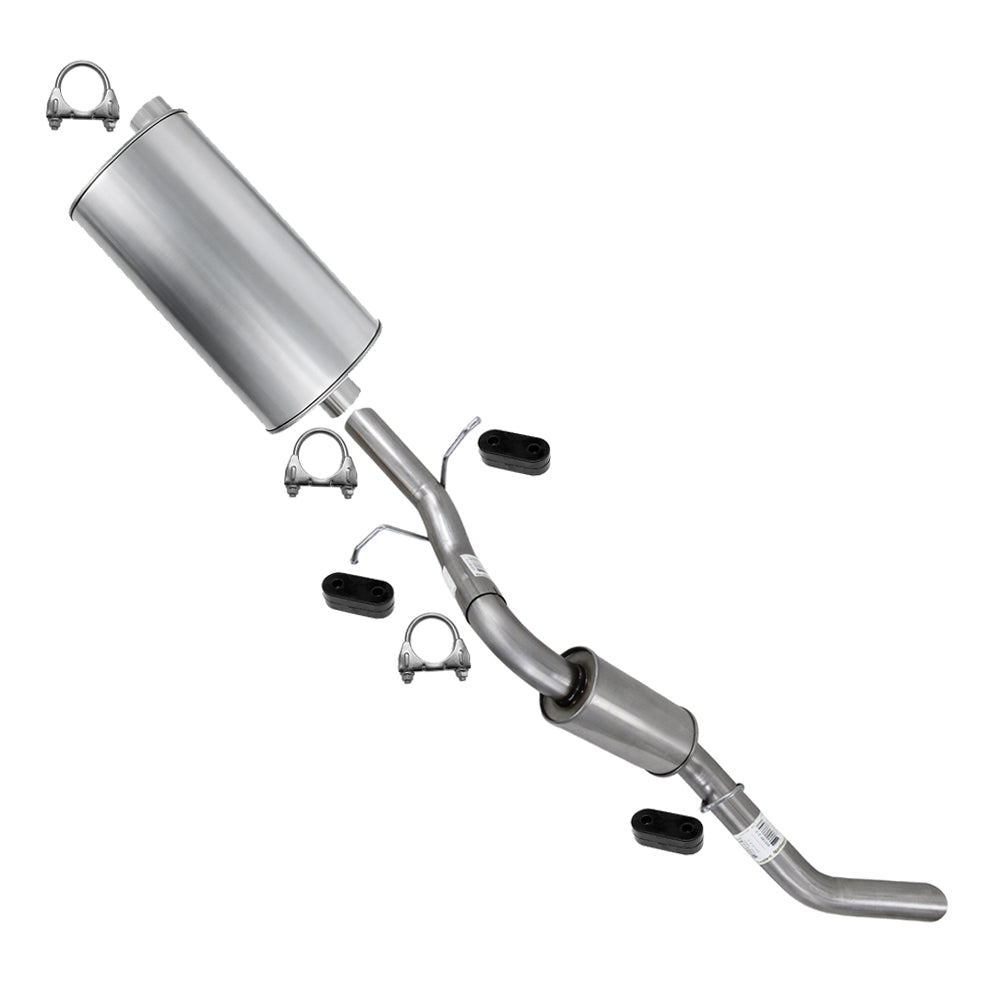 Exhaust Muffler & Tail Pipe Kit for 2014-2017 GMC Sierra 1500 5.3L | 2014-2017 Chevy Silverado 1500 5.3L