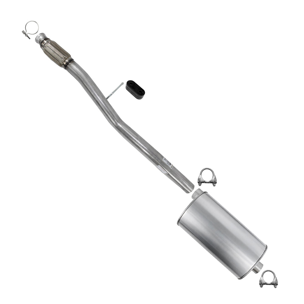 Exhaust Extension Pipe Muffler Kit for 2014-2018 GMC Sierra 1500 5.3L | 2014-2018 Chevy Silverado 1500 5.3L