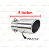 2006-2011 Honda Civic 1.3L & 1.8L Stainless Steel Rear Exhaust Muffler with Tip