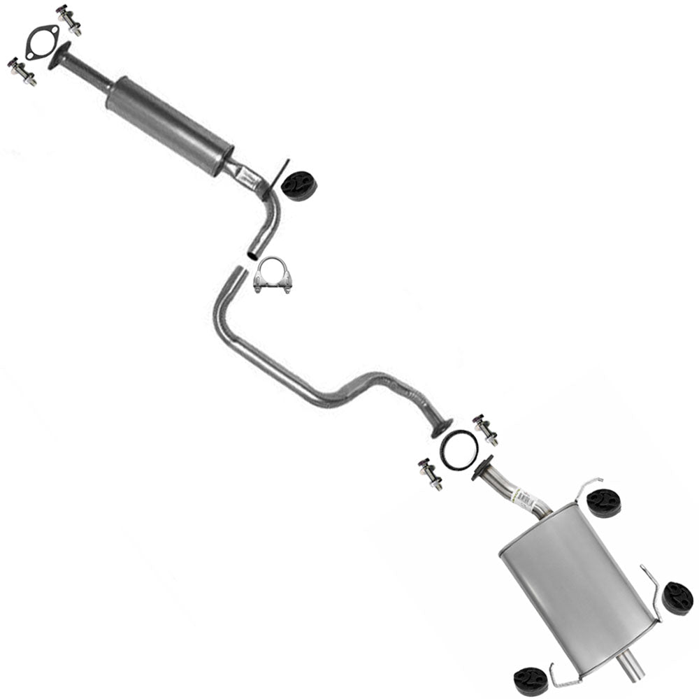 1995-1999 Nissan Maxima 3.0L Muffler Resonator Pipe Exhaust System Kit