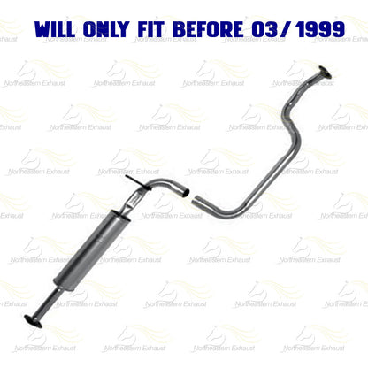 1995-1999 Nissan Maxima 3.0L Muffler Resonator Pipe Exhaust System Kit