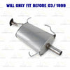 1995-1999 Nissan Maxima 3.0L Muffler Resonator Pipe Exhaust System Kit