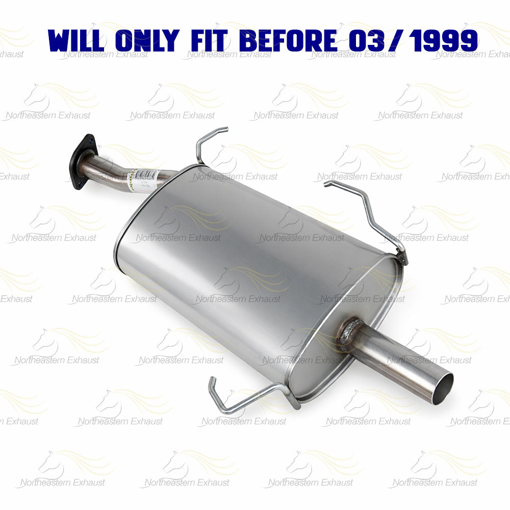1995-1999 Nissan Maxima 3.0L Muffler Resonator Pipe Exhaust System Kit