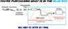1996-1999 Infiniti I30 3.0L Exhaust Muffler Resonator Pipe Kit